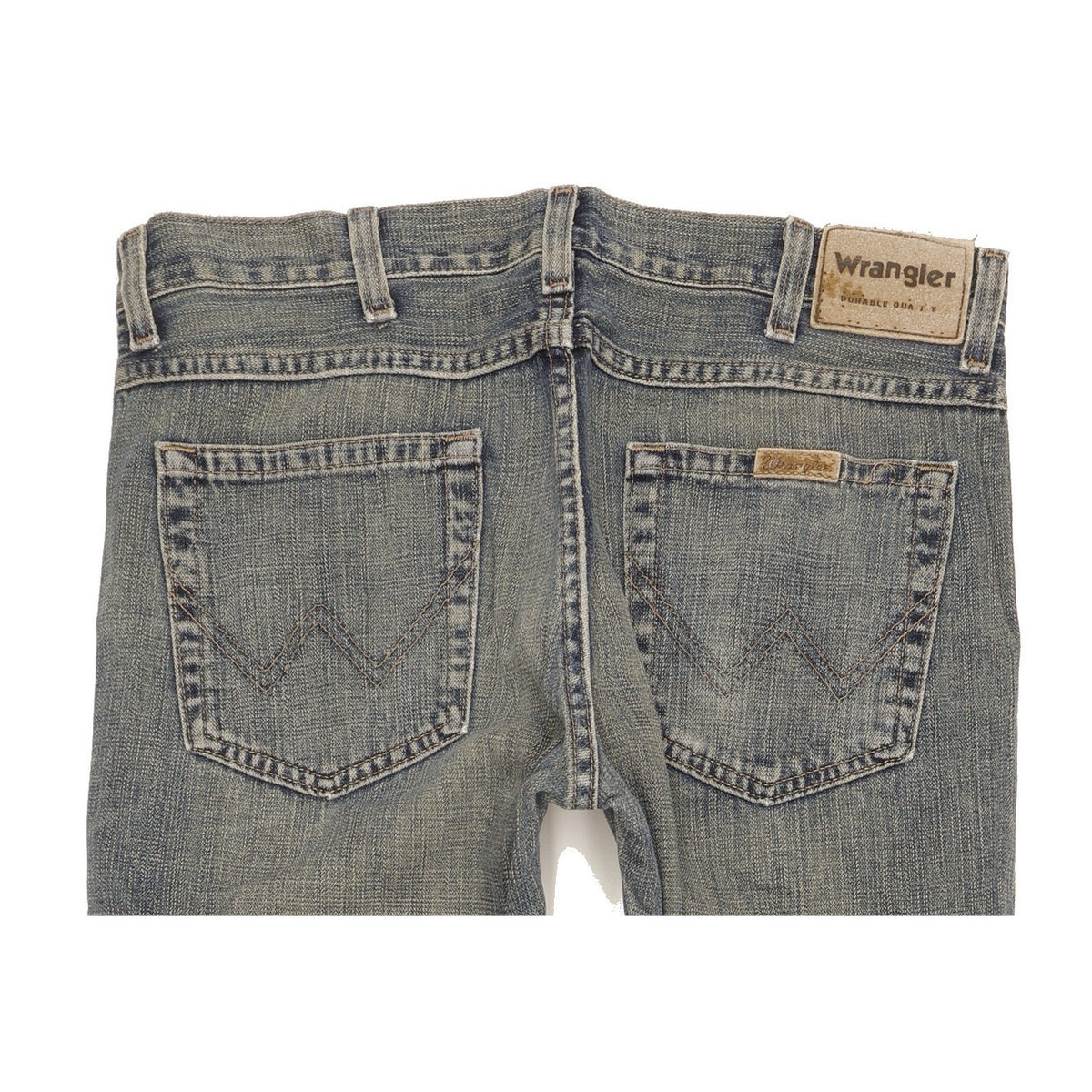 Wrangler Durable Quality Men Blue Straight Regular Jeans W32 L32