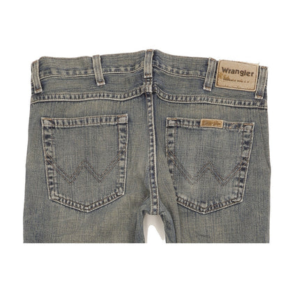 Wrangler Durable Quality Men Blue Straight Regular Jeans W32 L32