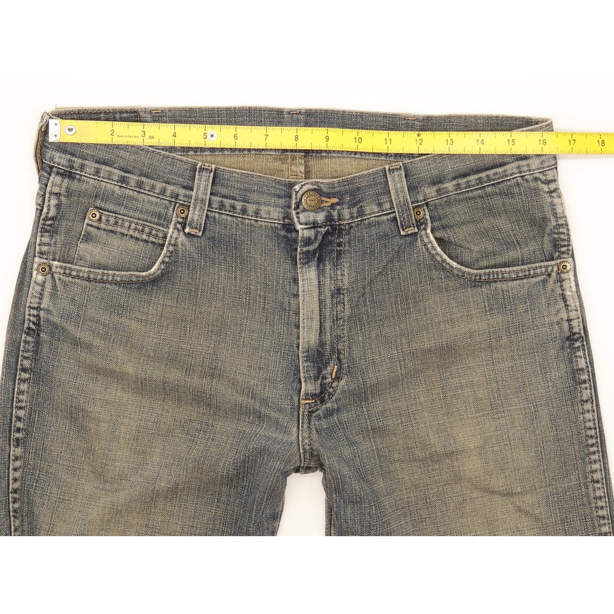 Wrangler Durable Quality Men Blue Straight Regular Jeans W32 L32