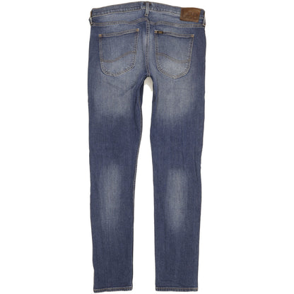 Lee Luke Men Blue Skinny Slim Stretch Jeans W34 L34