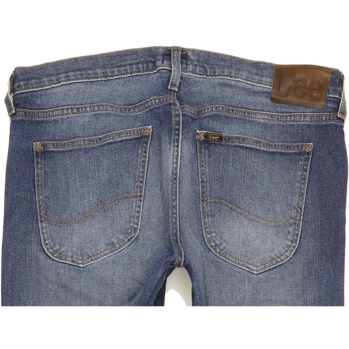 Lee Luke Men Blue Skinny Slim Stretch Jeans W34 L34