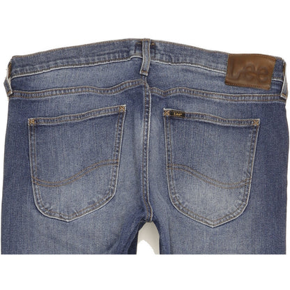 Lee Luke Men Blue Skinny Slim Stretch Jeans W34 L34