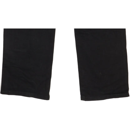 Wrangler Durable Quality Men Black Straight Regular Stretch Jeans W34 L32