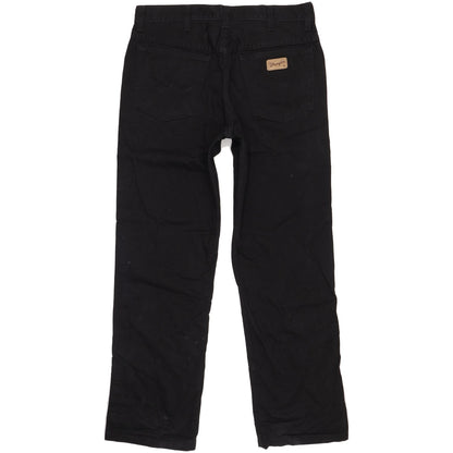 Wrangler Ohio Men Black Straight Regular Jeans W33 L31