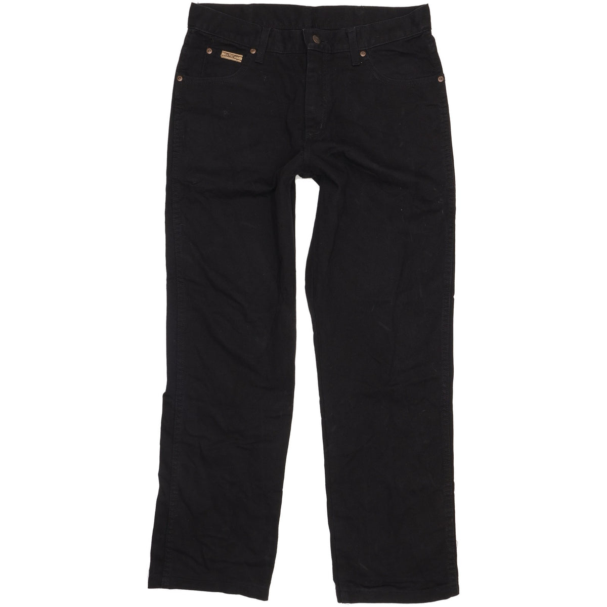 Wrangler Ohio Men Black Straight Regular Jeans W33 L31