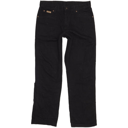 Wrangler Ohio Men Black Straight Regular Jeans W33 L31