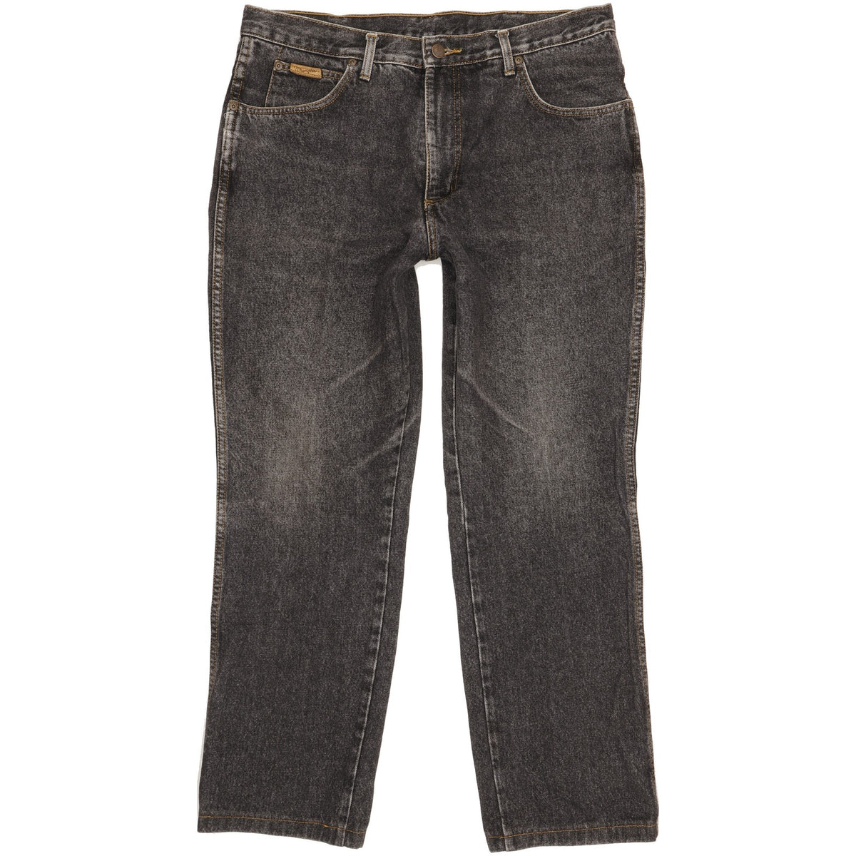 Wrangler Texas Men Grey Straight Regular Jeans W36 L30