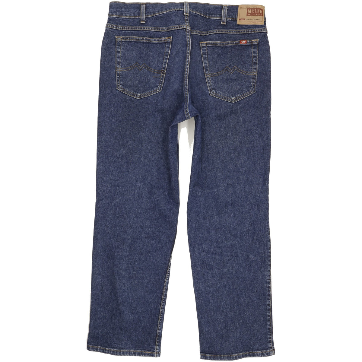 Mustang Big Sur Men Blue Straight Regular Stretch Jeans W38 L30