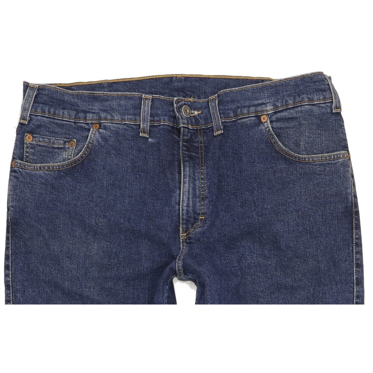 Mustang Big Sur Men Blue Straight Regular Stretch Jeans W38 L30