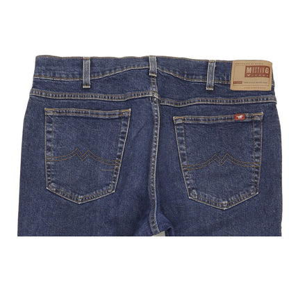 Mustang Big Sur Men Blue Straight Regular Stretch Jeans W38 L30