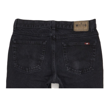Mustang Big Sur Men Black Straight Regular Jeans W33 L33