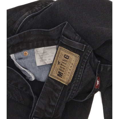 Mustang Big Sur Men Black Straight Regular Jeans W33 L33