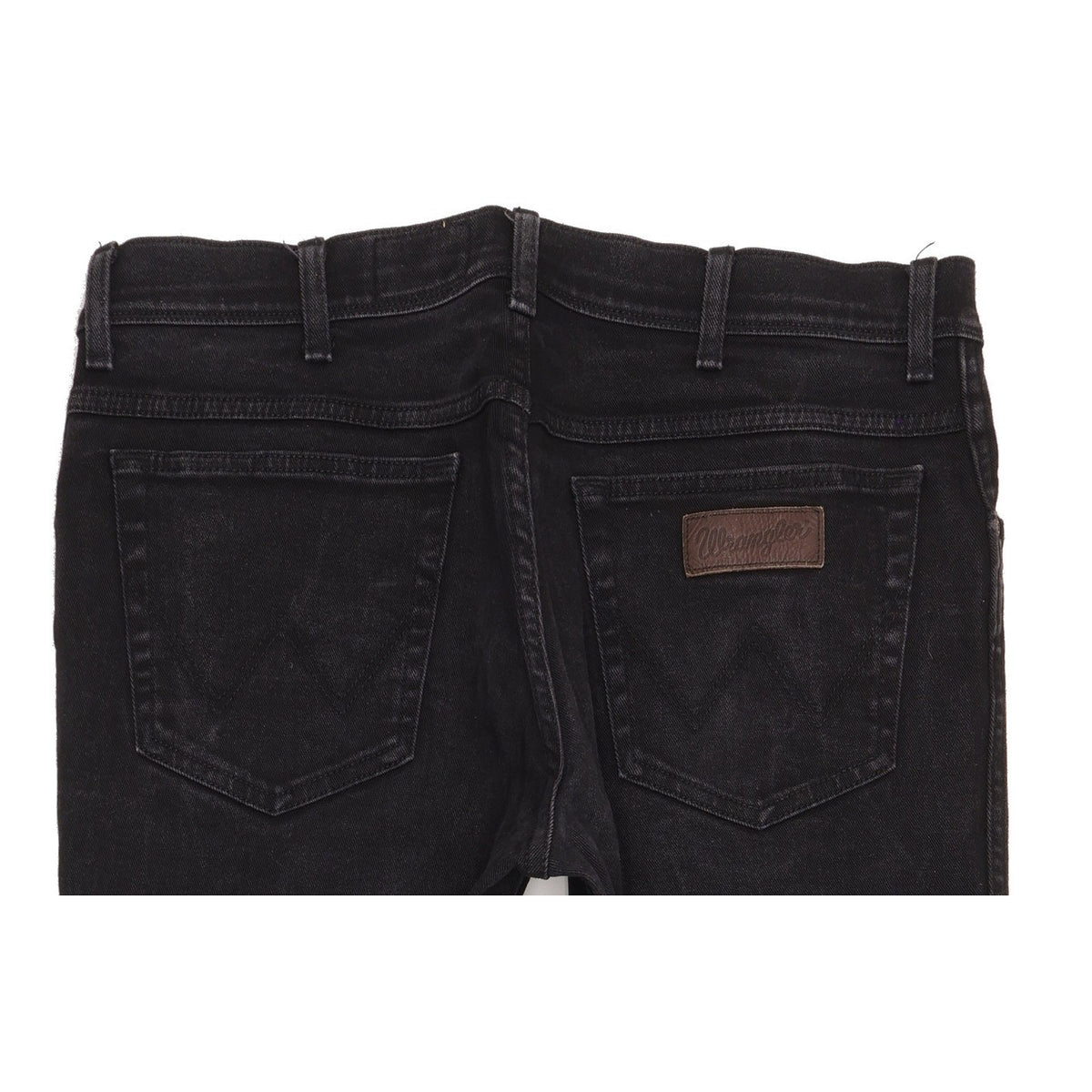 Wrangler Texas Men Black Straight Regular Stretch Jeans W36 L30