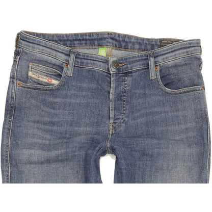 Diesel Babhila Women Blue Skinny Slim Stretch Jeans W30 L28