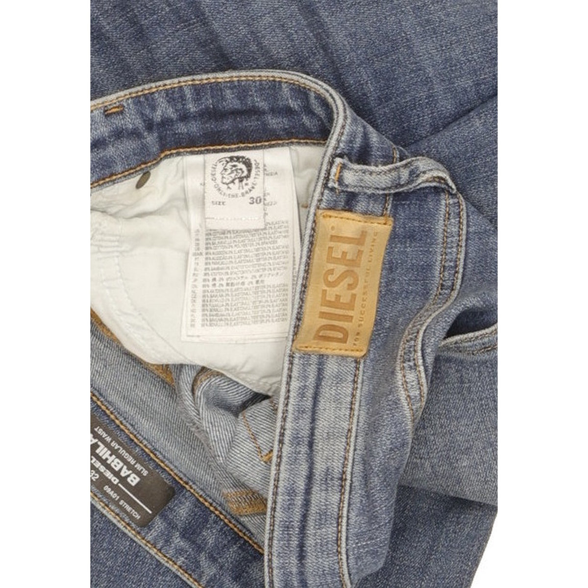 Diesel Babhila Women Blue Skinny Slim Stretch Jeans W30 L28