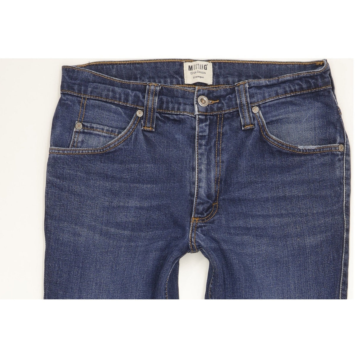 Mustang Tramper Men Blue Straight Regular Stretch Jeans W31 L29