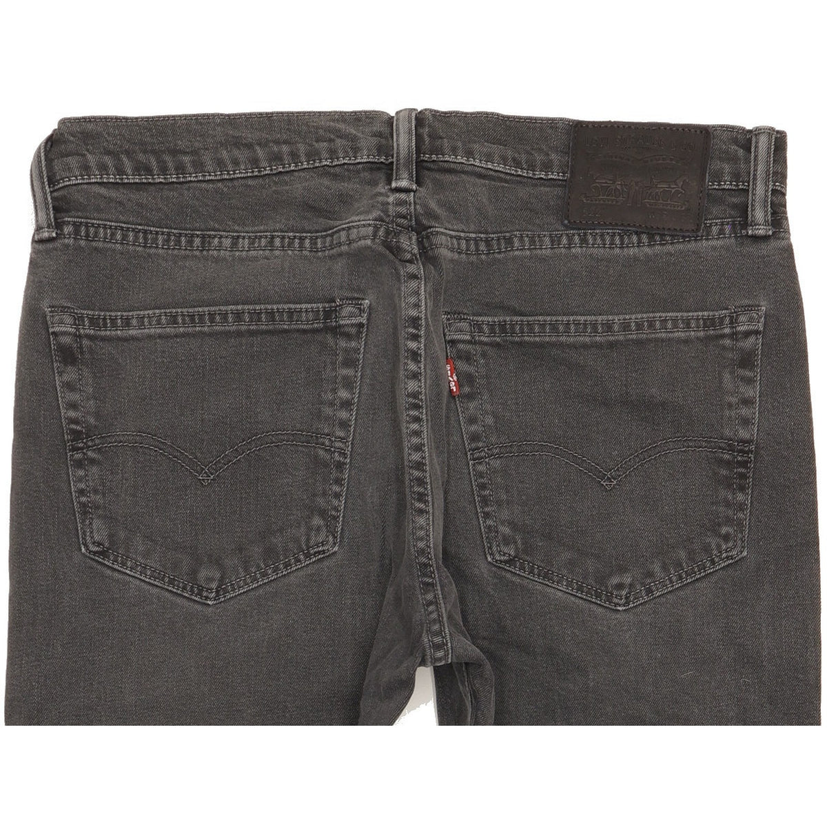 Levi's 522 Men Grey Tapered Slim Stretch Jeans W32 L30