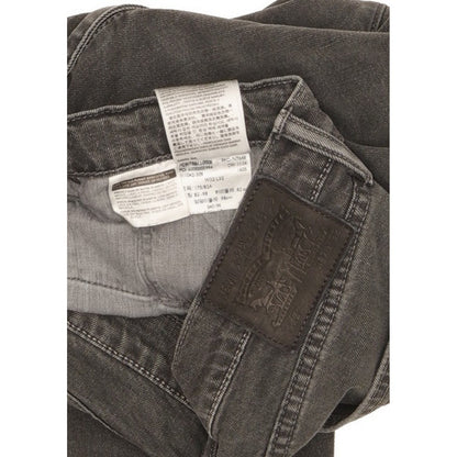 Levi's 522 Men Grey Tapered Slim Stretch Jeans W32 L30