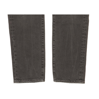 Levi's 522 Men Grey Tapered Slim Stretch Jeans W32 L30