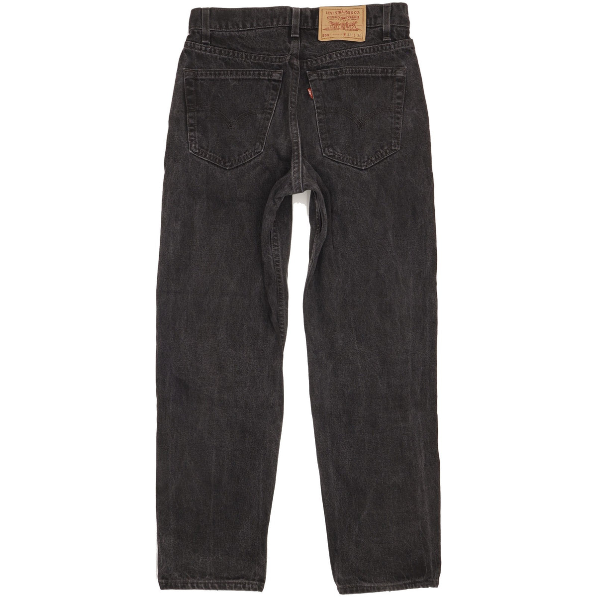 Levi's 550 Made in USA Men Black Straight Relaxed Jeans W31 L30