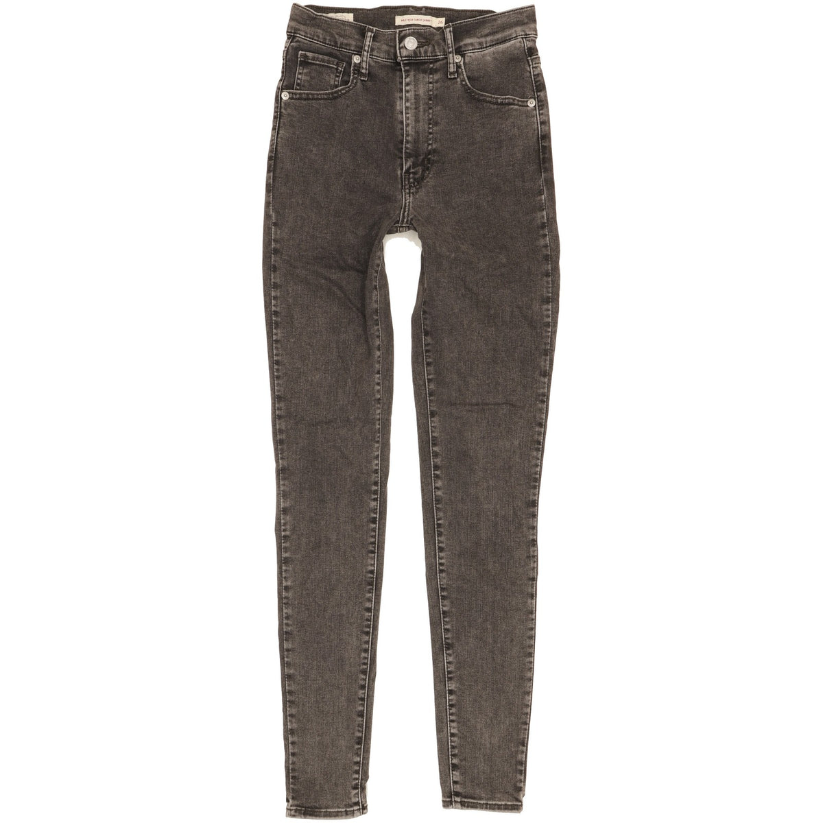 Levi's Mile Women Black Skinny Slim Stretch Jeans W26 L30