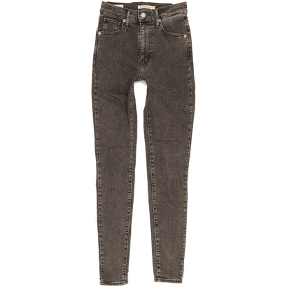Levi's Mile Women Black Skinny Slim Stretch Jeans W26 L30