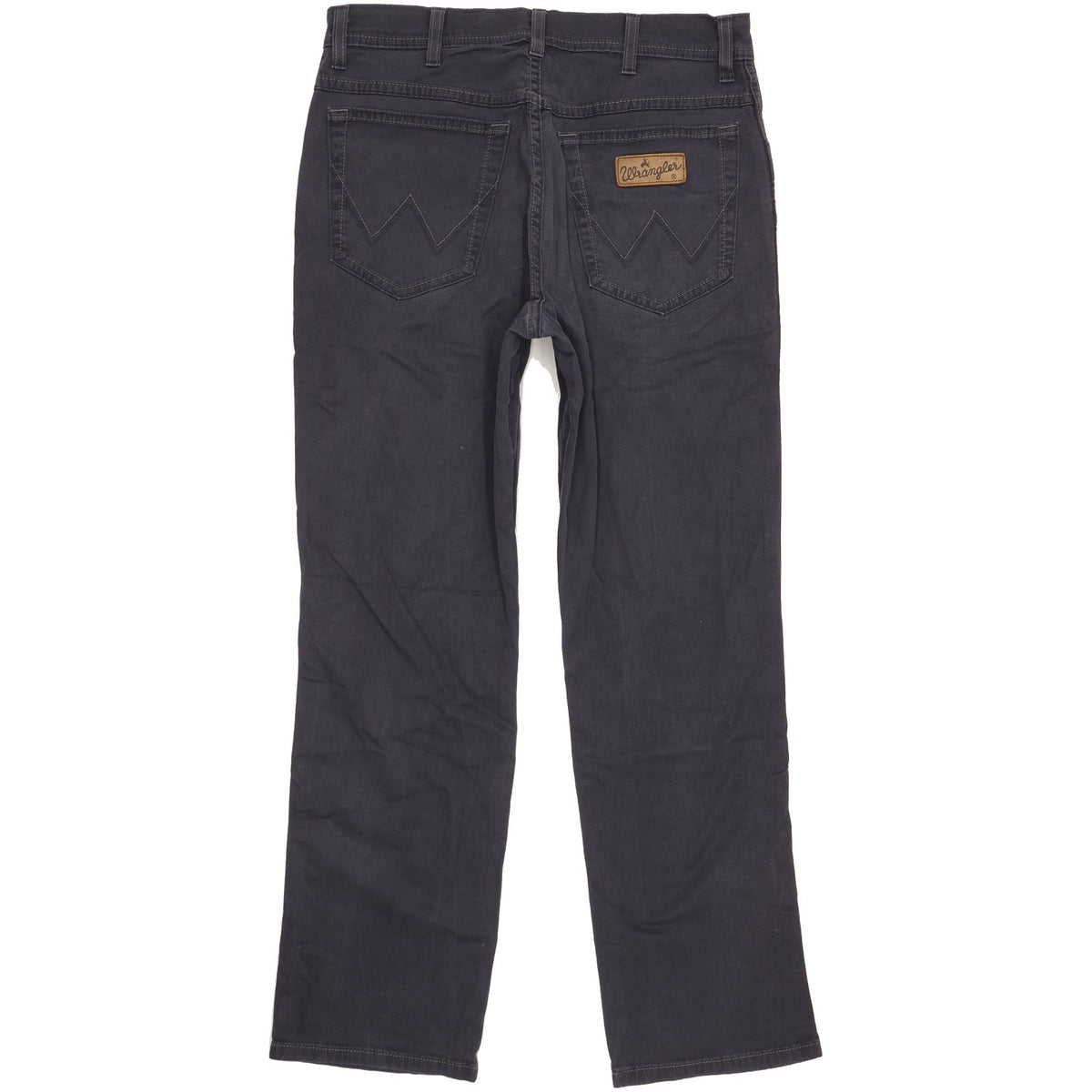 Wrangler Texas Men Navy Straight Regular Stretch Jeans W33 L30