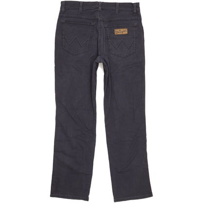 Wrangler Texas Men Navy Straight Regular Stretch Jeans W33 L30