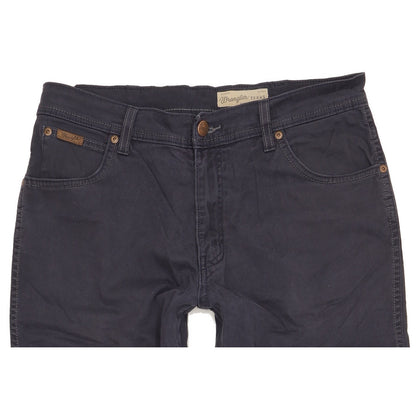 Wrangler Texas Men Navy Straight Regular Stretch Jeans W33 L30
