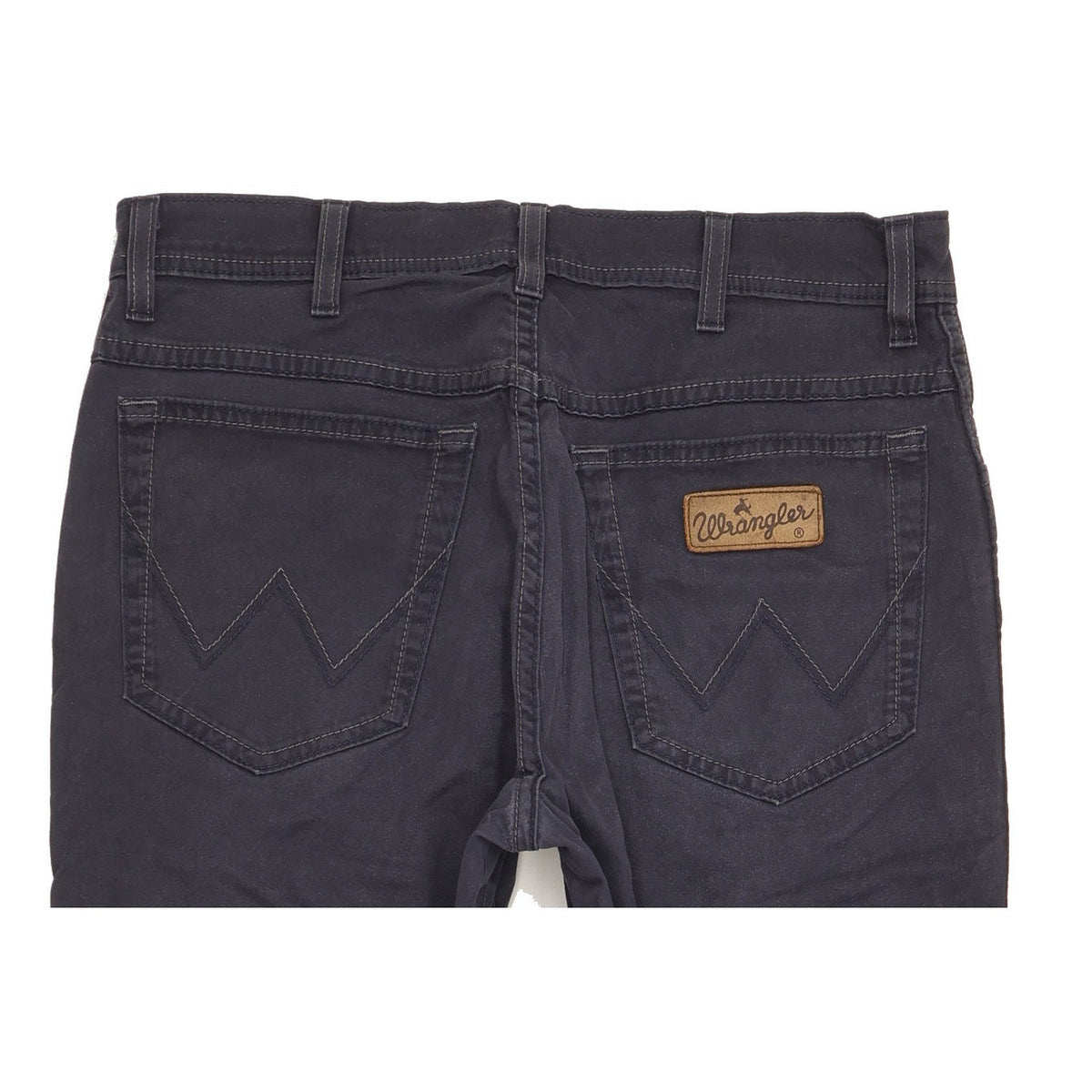 Wrangler Texas Men Navy Straight Regular Stretch Jeans W33 L30