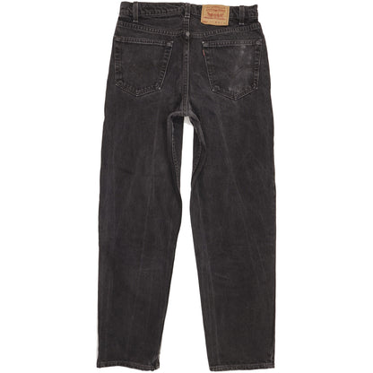 Levi's 550 Made in USA Men Black Straight Relaxed Jeans W33 L32