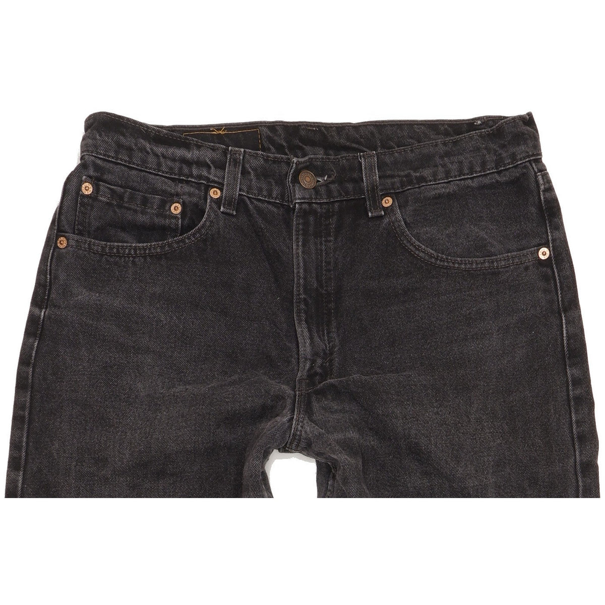 Levi's 550 Made in USA Men Black Straight Relaxed Jeans W33 L32