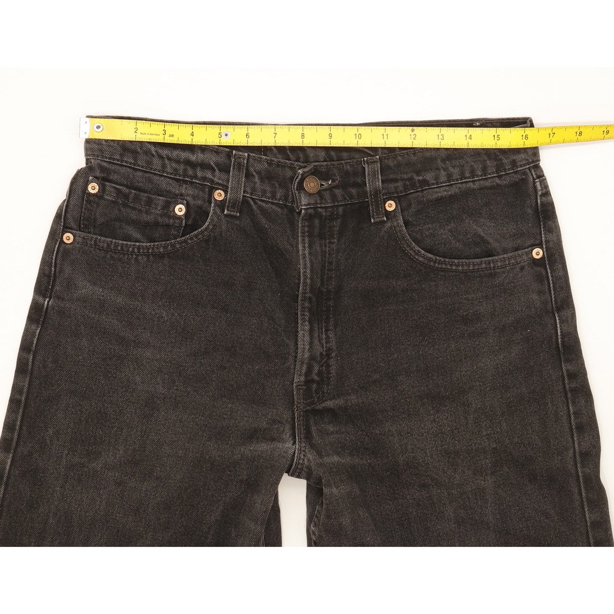 Levi's 550 Made in USA Men Black Straight Relaxed Jeans W33 L32