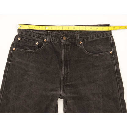 Levi's 550 Made in USA Men Black Straight Relaxed Jeans W33 L32