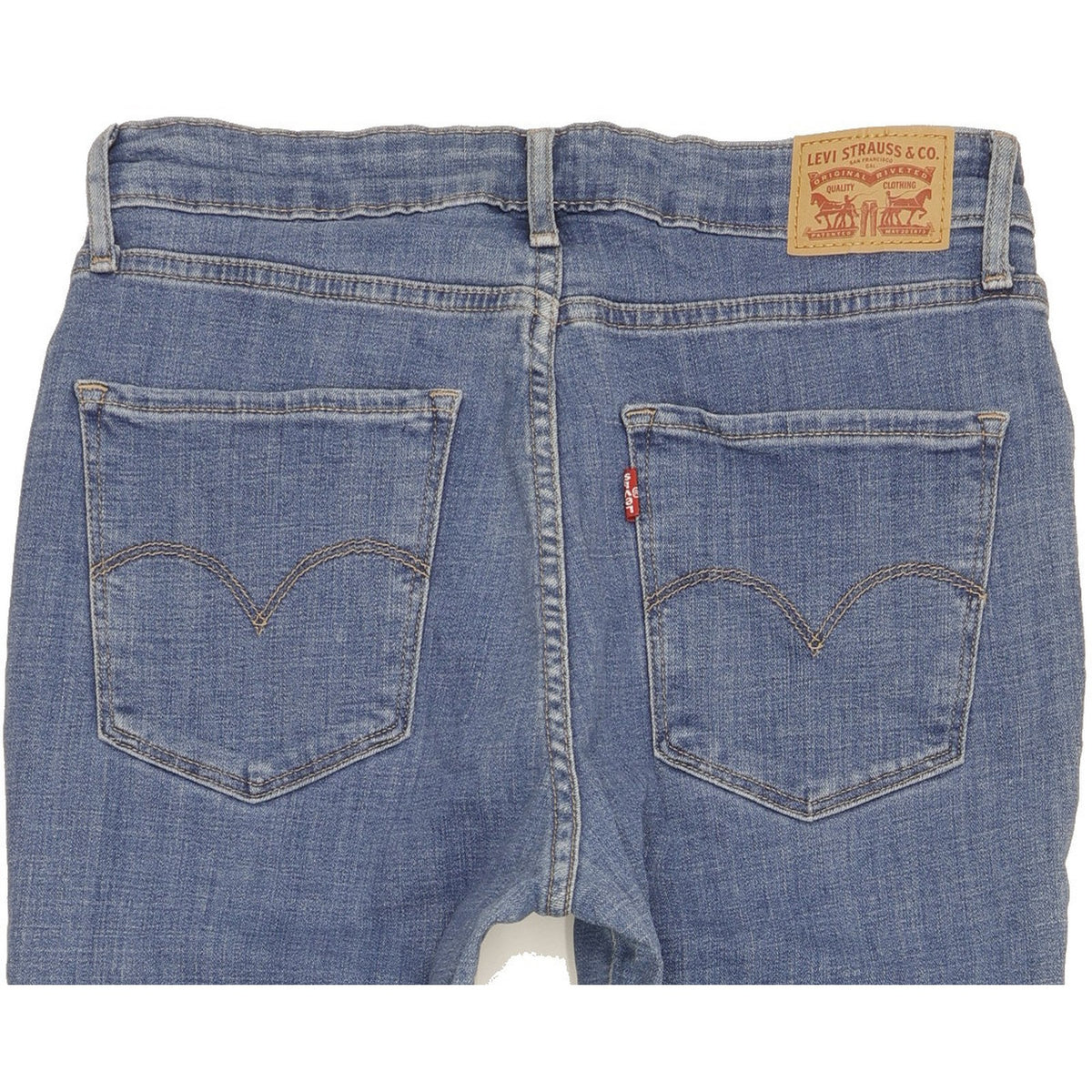 Levi's 721 Blue Skinny Slim Stretch Jeans High Waisted W30 L30