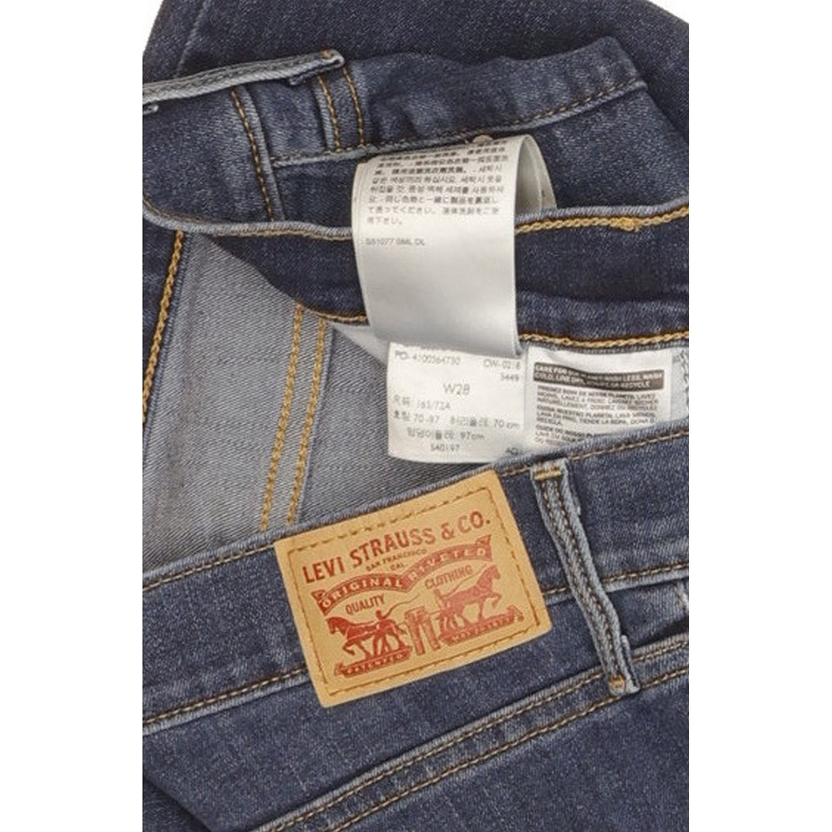 Levi's Women Blue Skinny Slim Cropped Stretch Jeans W28 L30
