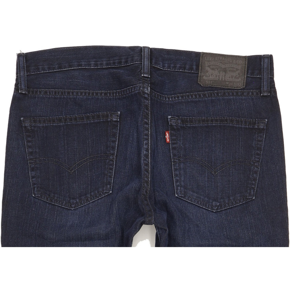 Levi's 511 Men Navy Straight Slim Jeans W34 L29