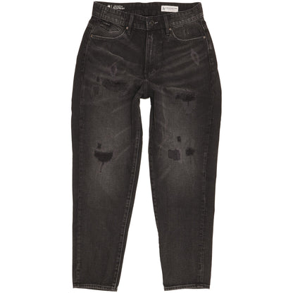 G-Star Janeh Black Tapered Relaxed Mom Jeans High Waisted W28 L30