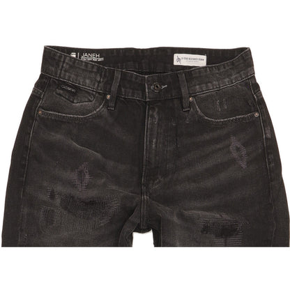 G-Star Janeh Black Tapered Relaxed Mom Jeans High Waisted W28 L30