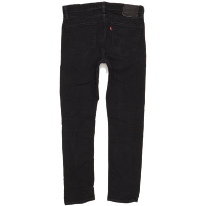 Levi's 510 Men Black Skinny Slim Stretch Jeans W34 L30