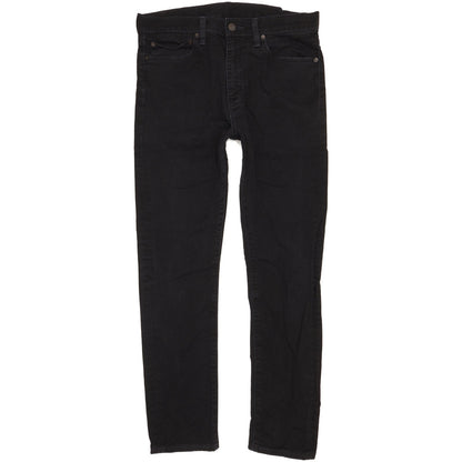 Levi's 510 Men Black Skinny Slim Stretch Jeans W34 L30