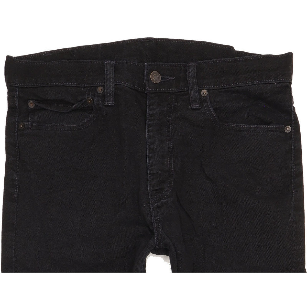 Levi's 510 Men Black Skinny Slim Stretch Jeans W34 L30