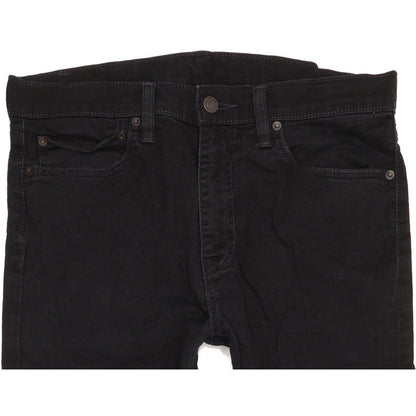 Levi's 510 Men Black Skinny Slim Stretch Jeans W34 L30