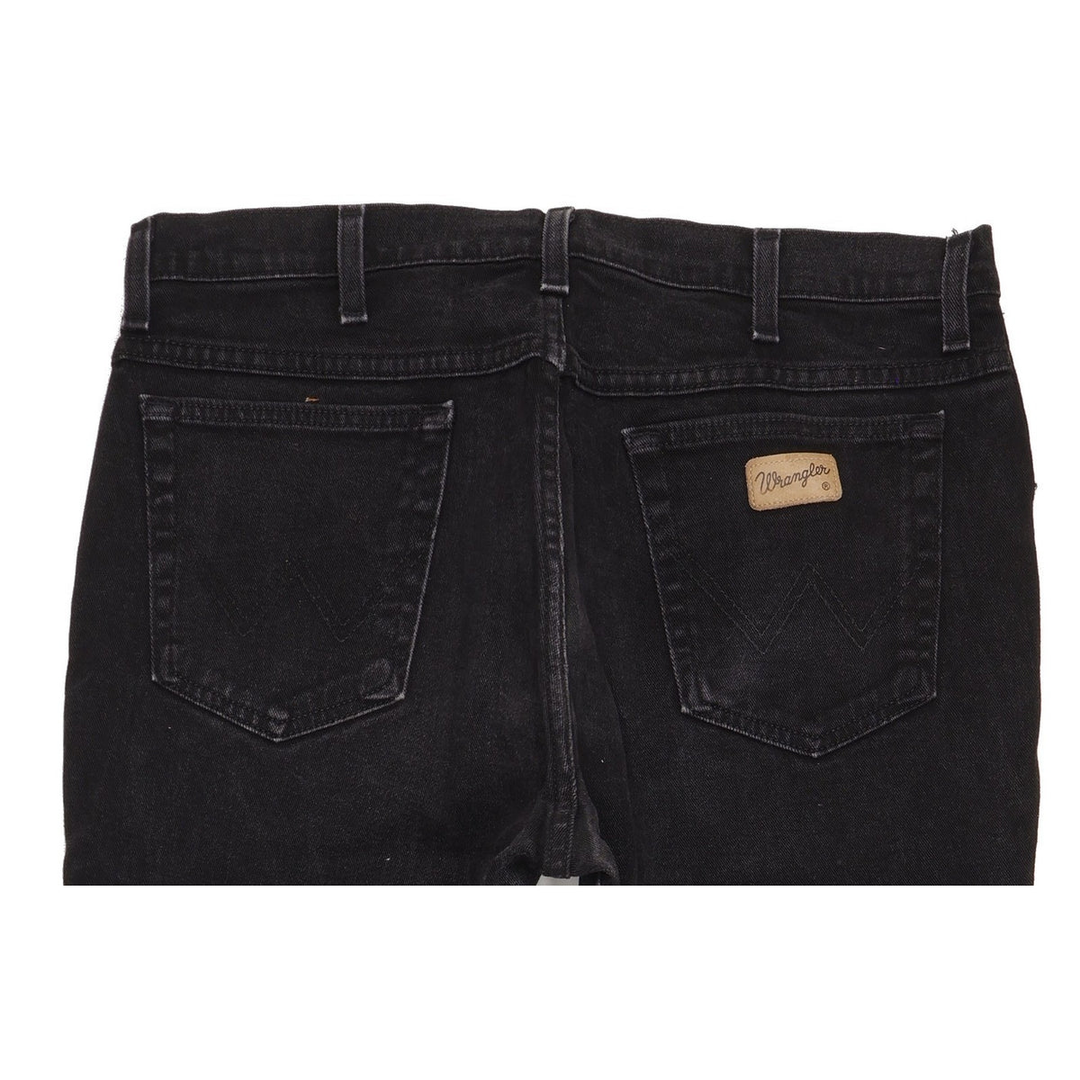 Wrangler Texas Men Black Straight Regular Stretch Jeans W38 L30