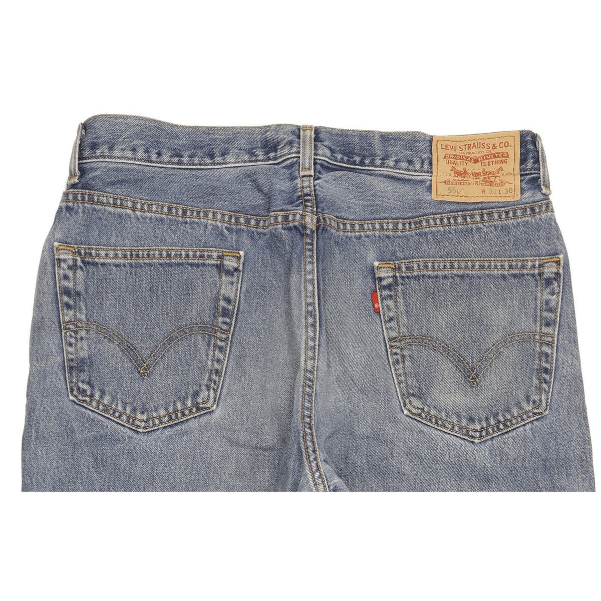 Levi's 550 Men Blue Straight Relaxed Jeans W36 L30
