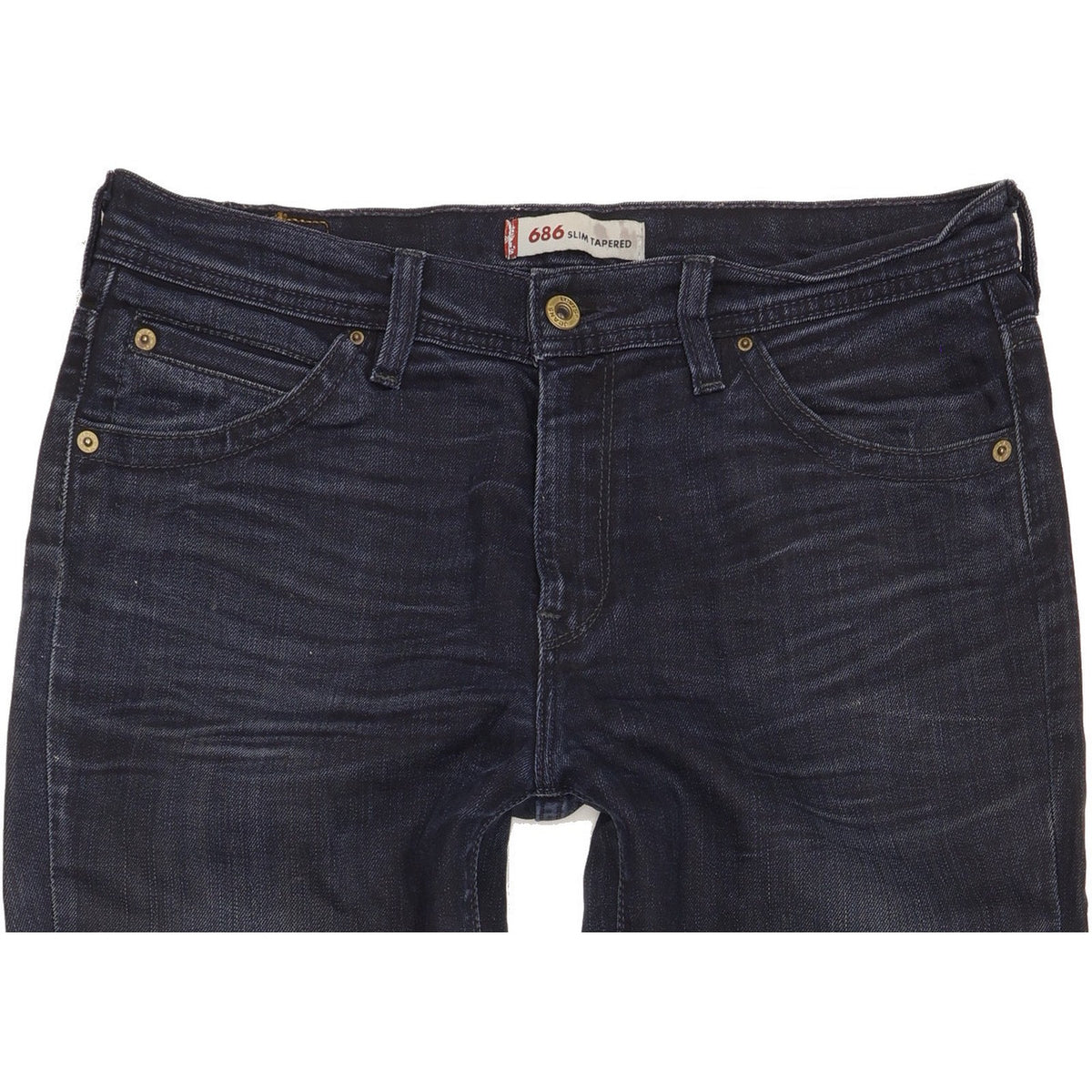 Levi's 686 Women Blue Tapered Slim Jeans W30 L30