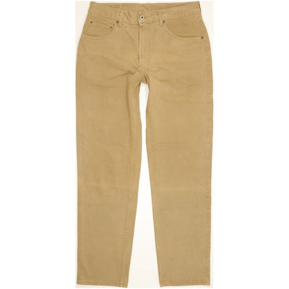 Mustang Men Beige Straight Regular Jeans W34 L32