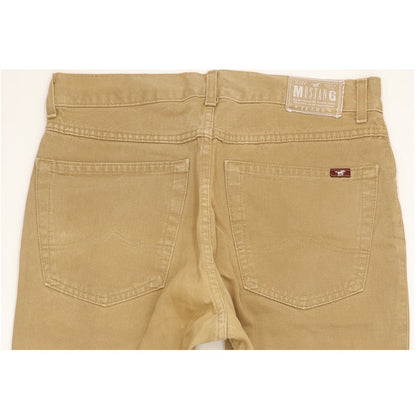 Mustang Men Beige Straight Regular Jeans W34 L32