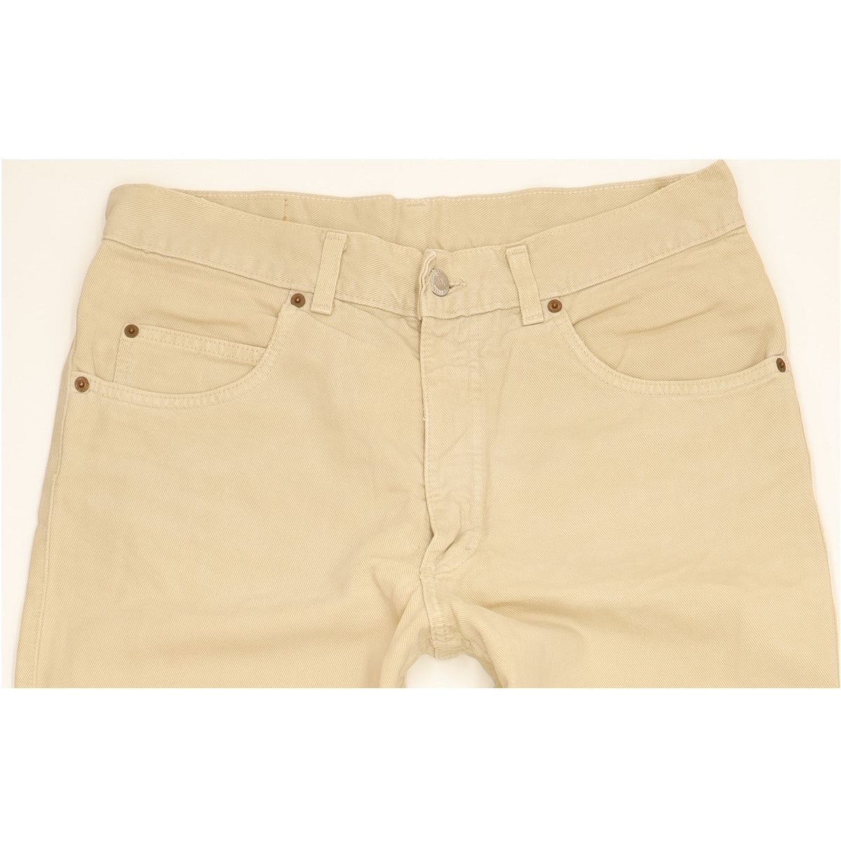 Mustang Men Beige Straight Regular Jeans W34 L34