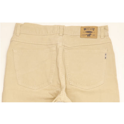 Mustang Men Beige Straight Regular Jeans W34 L34